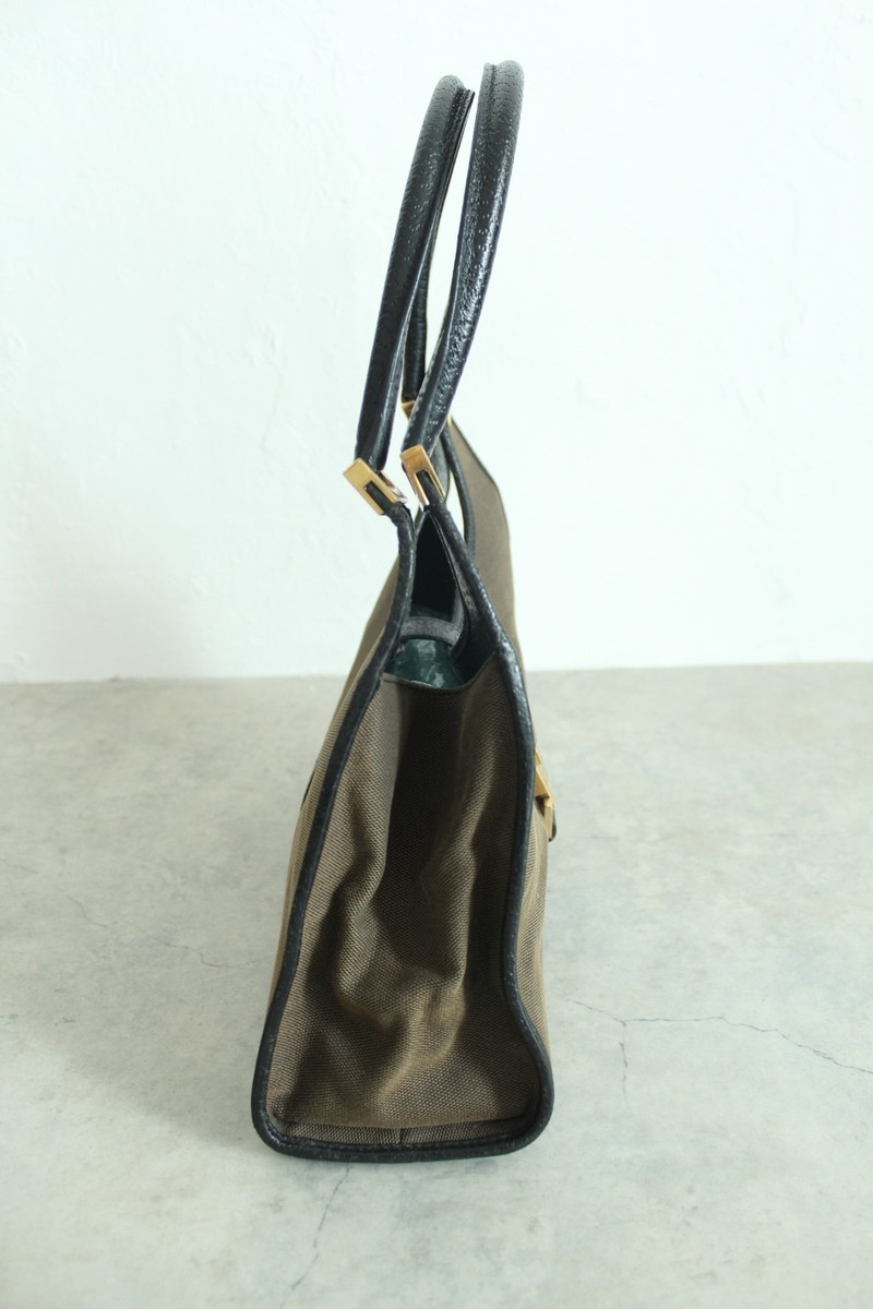 Authentic Vintage Gucci 1990s Jackie Hobo Bag Dark Brown Canvas | eBay