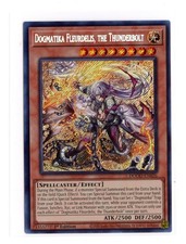 Dogmatika Fleurdelis, the Thunderbolt DOOD-EN026 Secret Rare 1st Edition Yugioh