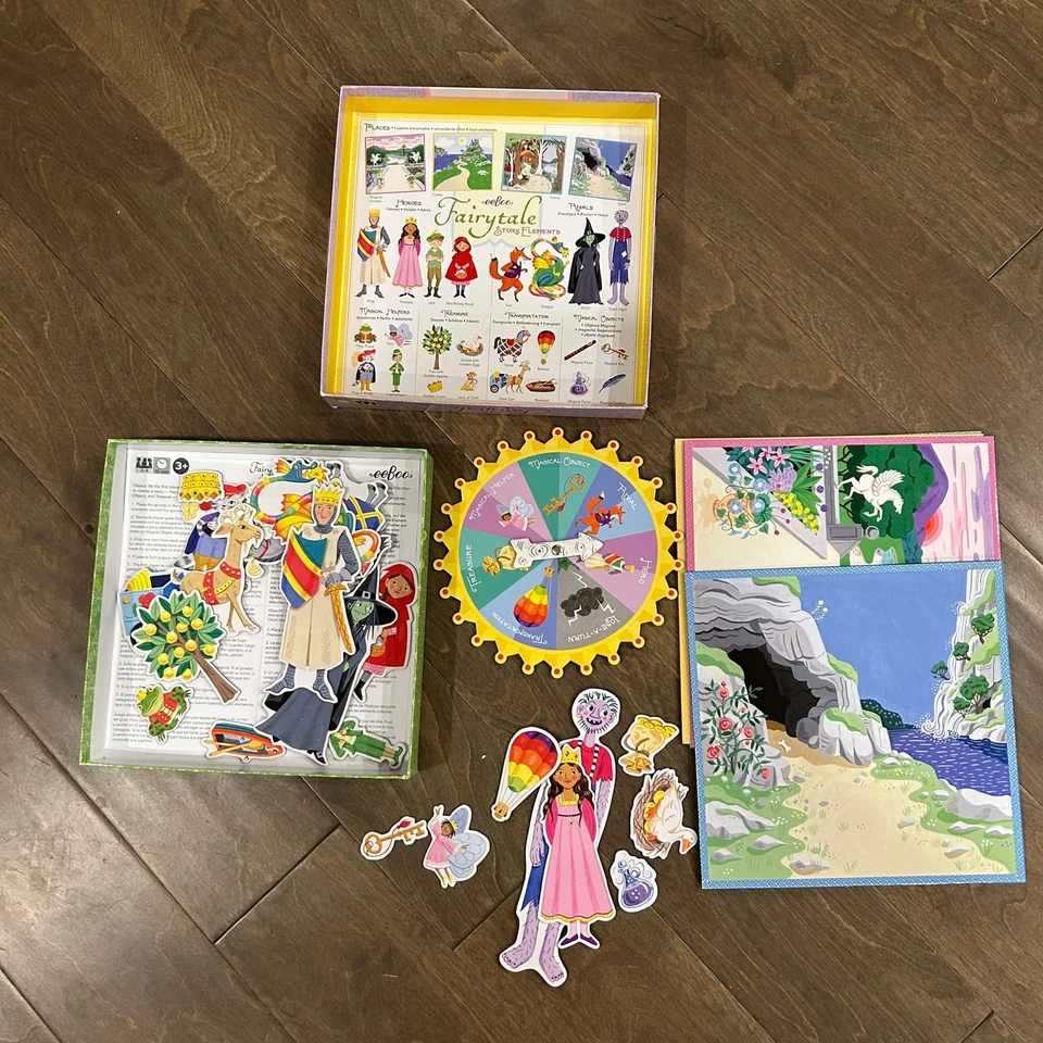 eeBoo Fairytale Create A Story Spinner Game - Image 2 of 2