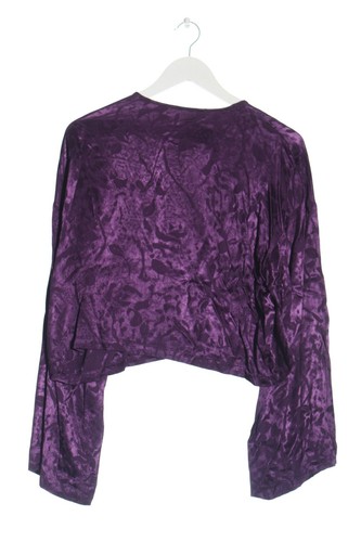 ZARA Camicia blusa Donna Taglia IT 40 lilla stile festa - Foto 4 di 5
