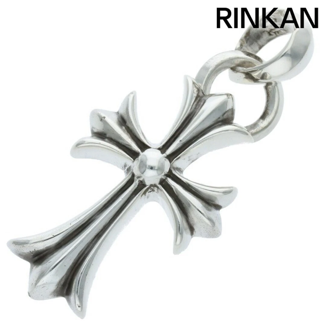 CHROME HEARTS Collana uomo cuori cromati CH CRS SML W BALE piccola croce cauzione argento usata