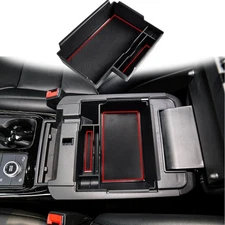 for Ford Explorer Accessories 2020-2025 2026 Organizer Tray Armrest Storage Box