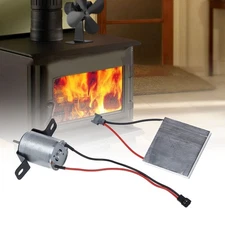 Universal Fireplace Fan Generator Sheet Motor Set Heat Powered Fan Accessory