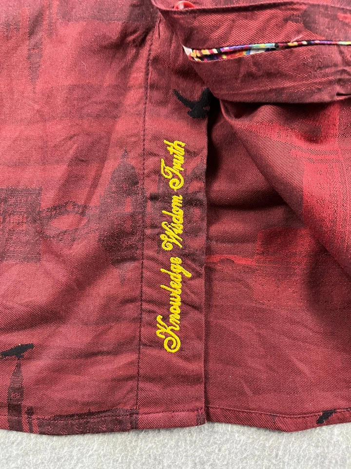 Lote de 2 Camisas Robert Graham Manga Larga Calce Clásico Para Hombre XL AOP Paisley Birds Foto 4 de 4