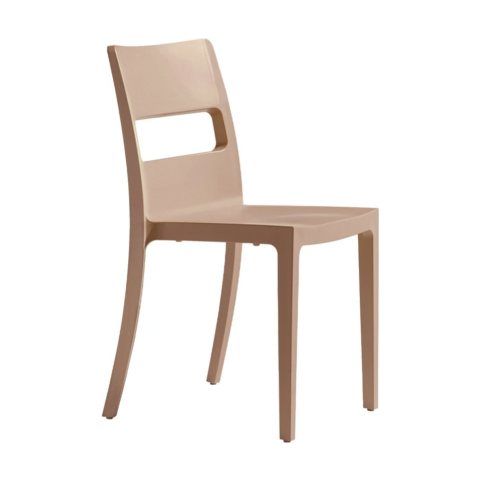 Set 6 Sedie Sai Scab Design Impilabili Moderne in Polipropilene Cucina Soggiorno - Immagine 3 di 4