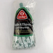 Vtg New O Cedar Light & Thirsty Cloth Mop Refill Head #226 Fits #225 Mop 1997