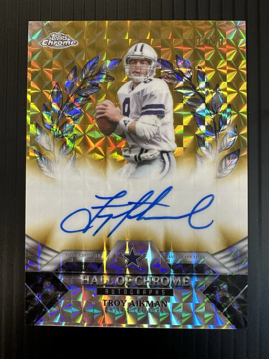 Troy Aikman Autograph Football Cards for sale | eBay