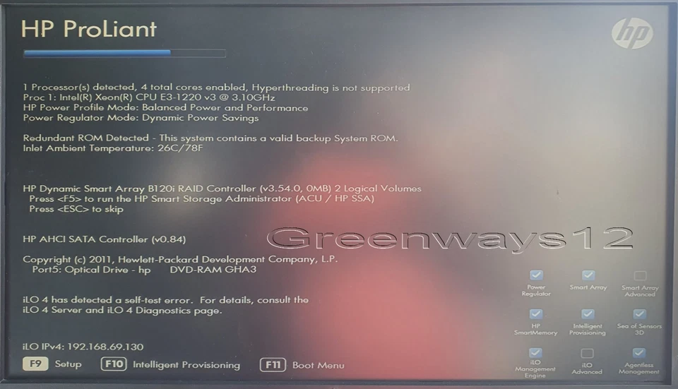 HP ProLiant ML 310e Gen8 v2 Xeon E3-1220 v3 3.1GHz 12 GB Ram Server No Hard Driv - Image 2 of 4