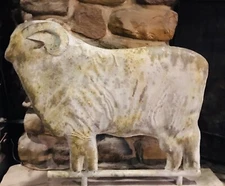 Antique Merino Ram Weathervane Reproduction. Great Look