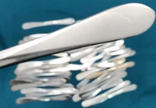 45 Flat Butter Spreaders Silverplate Hutton International Restaurant Quality