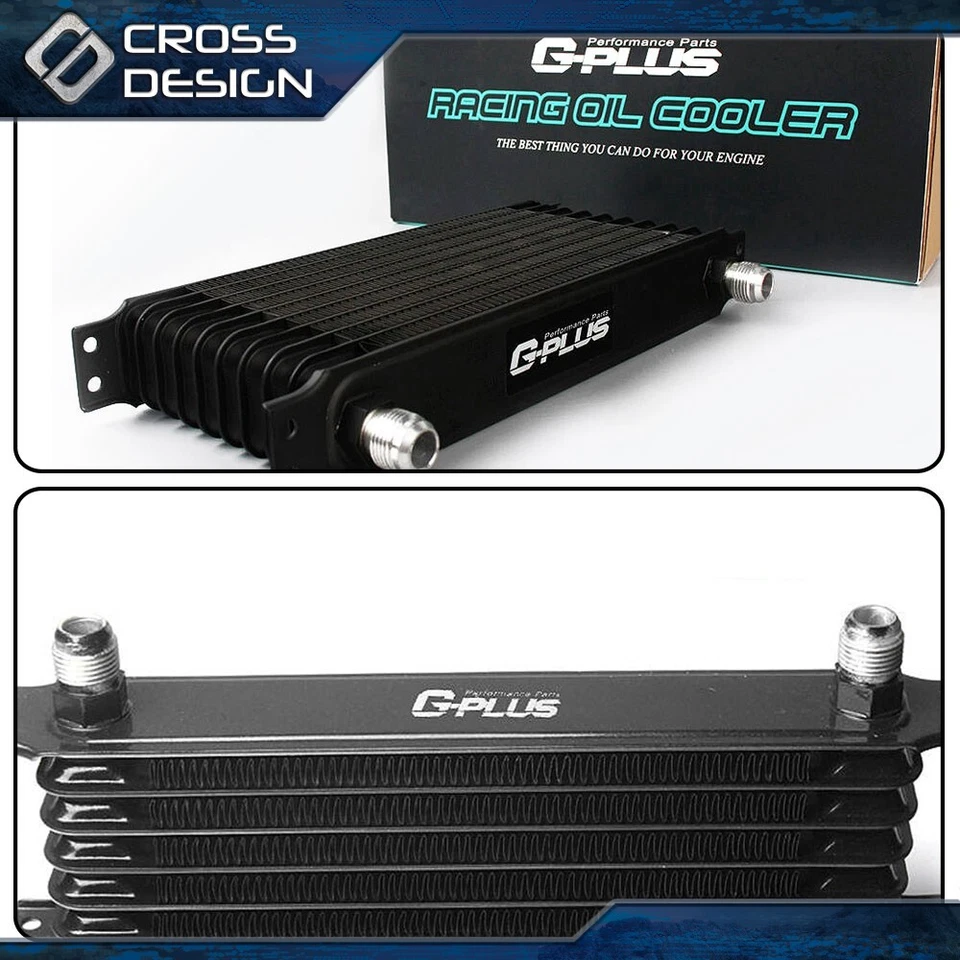 Motor AN10 de 10 filas apto para enfriador de aceite de transmisión universal + kit adaptador de filtro Foto 4 de 4