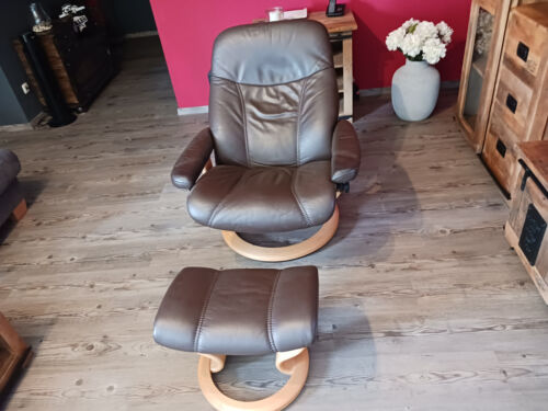 stressless sessel mit hocker gebraucht Leder - Bild 4 von 6