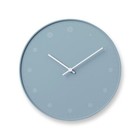 Lemnos Wall Clock NL17-02 BL Analog Molecule Blue φ290×d40mm Japan