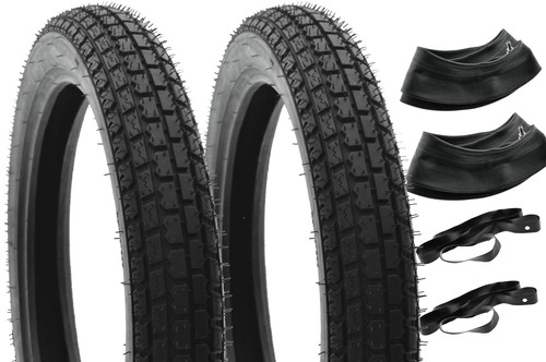 2xSET neumáticos carretera clásicos 3 para Simson S50 S51 KR51 Schwalbe 2,75-16 150 km/h - Imagen 1 de 1