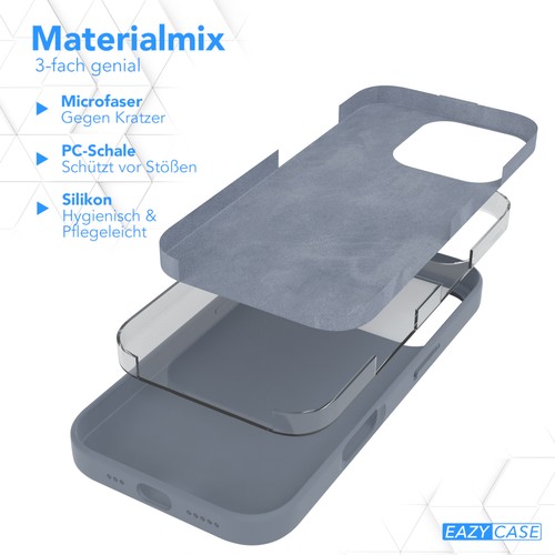 EAZY CASE für Apple iPhone 16 Pro Hülle Silikon Schutzhülle Premium Bumper - Afbeelding 5 van 22