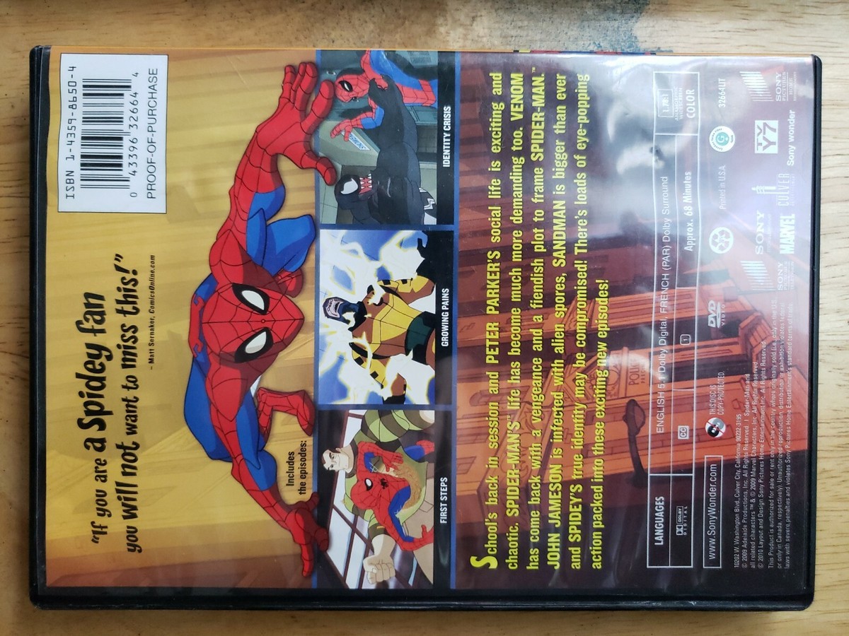 Marvel The Spectacular Spiderman Animated TV Show DVD Volume 6