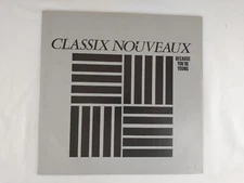 Classix Nouveaux - Because You're Young 12" Vinyl Record 1982 Techno Disco Synth