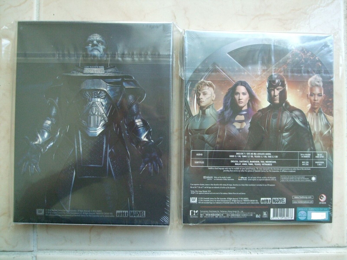 X-Men Apocalypse BLU-RAY Steelbook Manta Lab Limited Edition One Click Set
