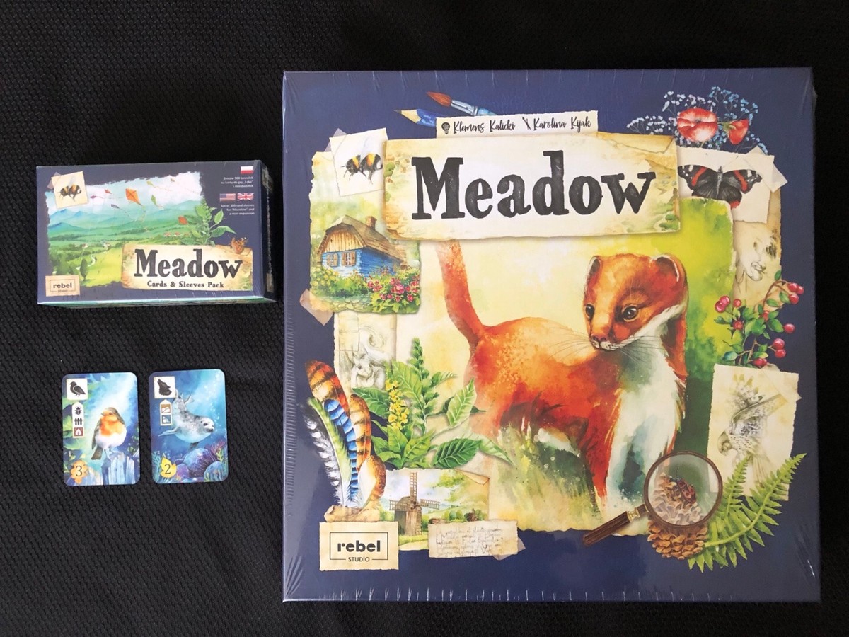 meadow card sleeves Meadow: Cards & Sleeves Pack – Spieltraum Shop main image 1