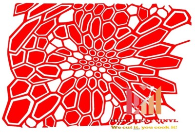 Standard Vinyl Stencil/Vinyl Decal 10'' x 12'' - Kryptek styling