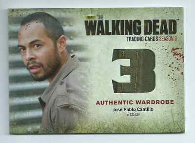 Walking Dead season 3 pt.2 costume card M42 Caesar seam variant