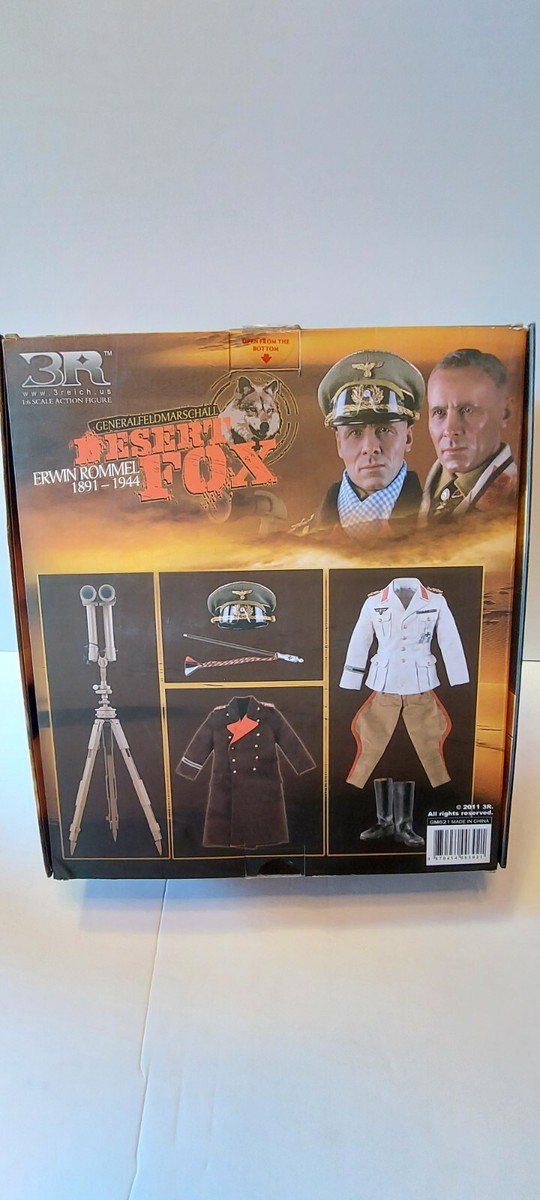 3R ERWIN ROMMEL(1891-1944)DESERT FOX GENERALFELDMARSCHALL 1/6 3R