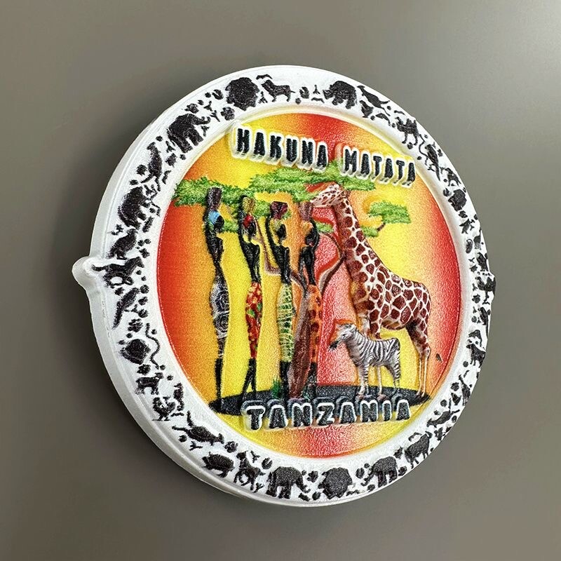 Magnete Frigo Zanzibar Tanzania 3D - Hakuna Matata Souvenir Africa - Foto 3