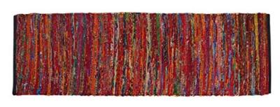 Cotton Multi Chindi Bed Runner Rugs 24x72 inch Multi ColorCotton Area Rugs Ru...