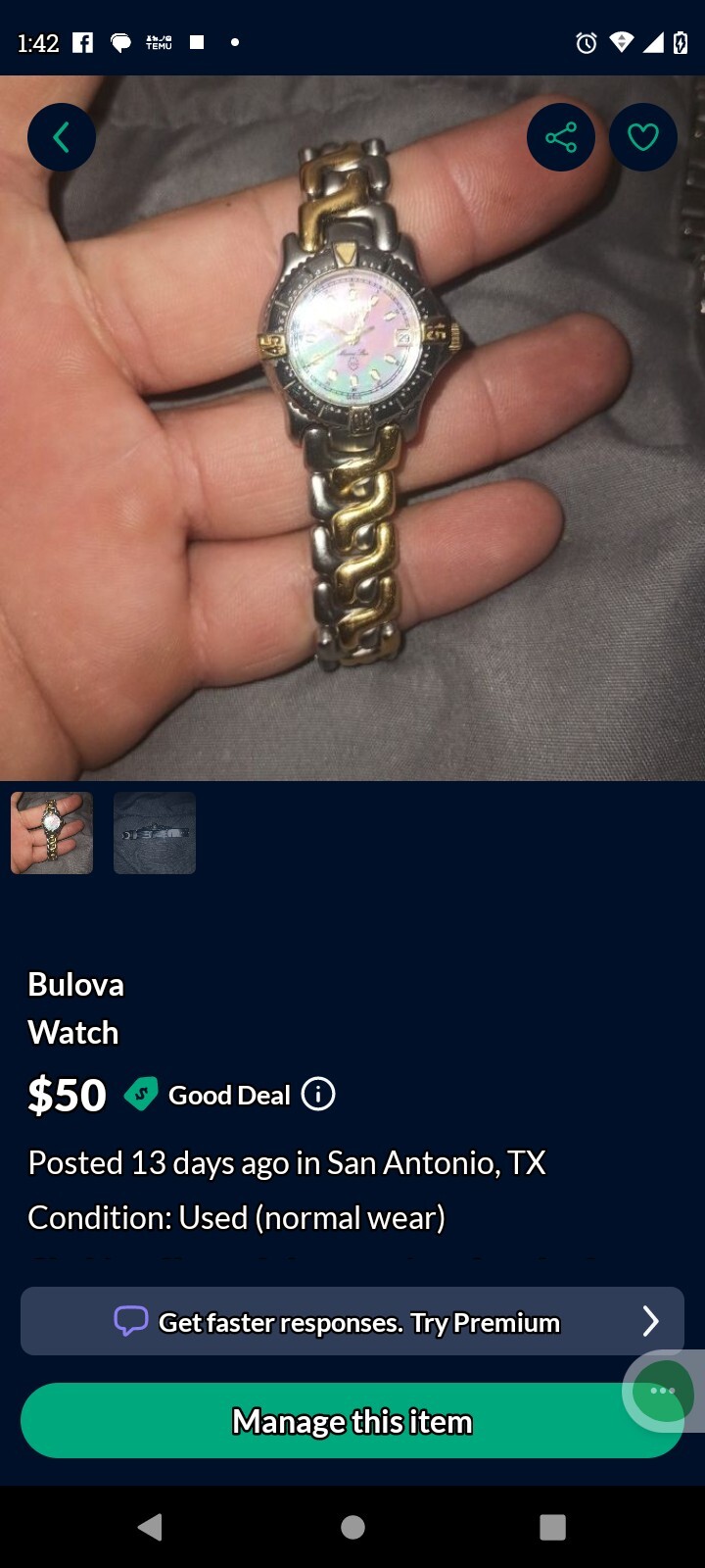 Bulova Watch - image 3