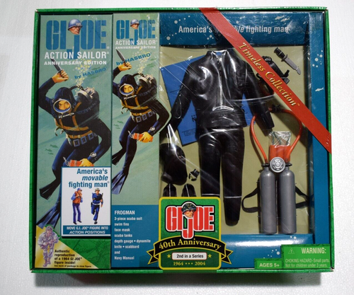 GI Joe Action Figurka żeglarza i zestaw żaby Hasbro 2003 #80781 NOWA P-5 - Zdjęcie 1 z 7