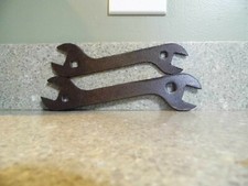 Antique/Vintage Pair of Offset Open End Wrenches 3/4"  7/8", 1"  15/16" 