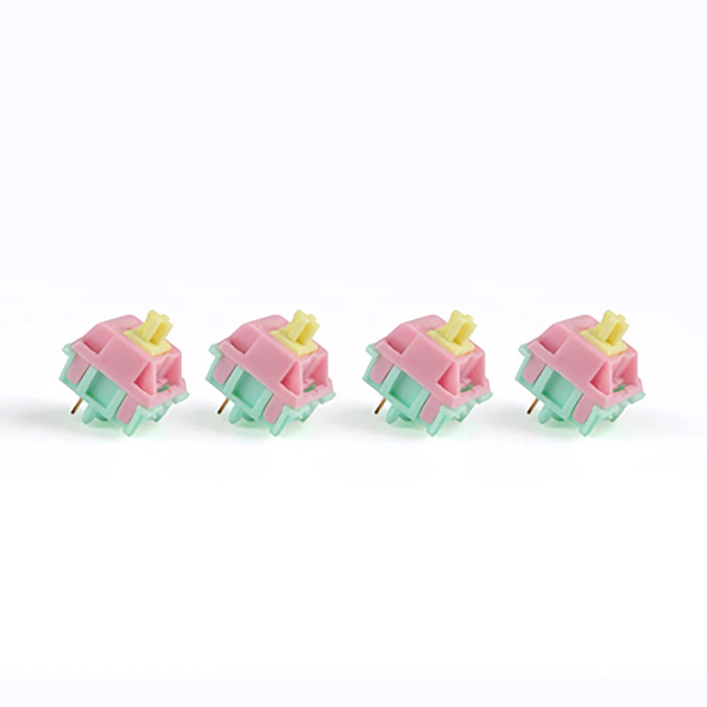 Mechanical Keyboard MX Linear Pastel Cream Custom Switches for Smooth Typing