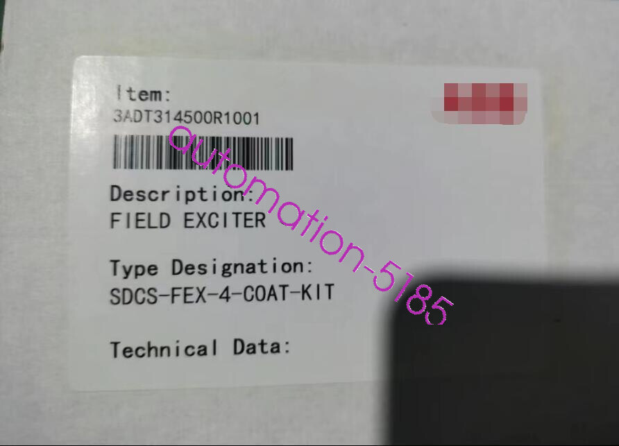ABB SDSC-FEX-4 DCS800 excitation built-in unit 3ADT314500R1001 New ...