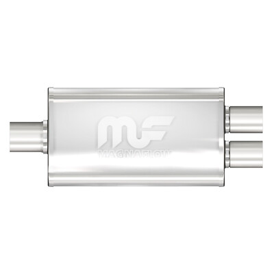 Magnaflow 11148 Performance Muffler 2.25''/2'' Center/Dual 3.5x7x14 Oval Stainless
