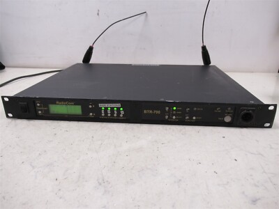 TELEX RadioCom BTR-700 Wireless Intercom Radio Receiver A2 Band Rack Mount Deck