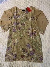 Sana Safinaz Exclusive Line Fully Embroidered Shirt Size M Party Wear