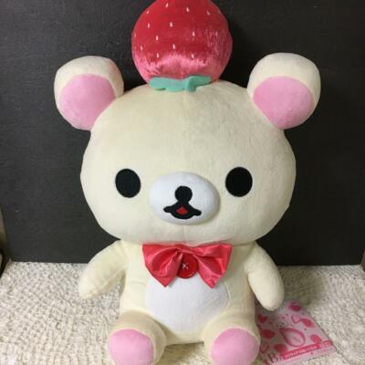 SAN-X Korilakkuma Plush Strawberry Party H18.11inches SAN-X Korilakkuma Plush