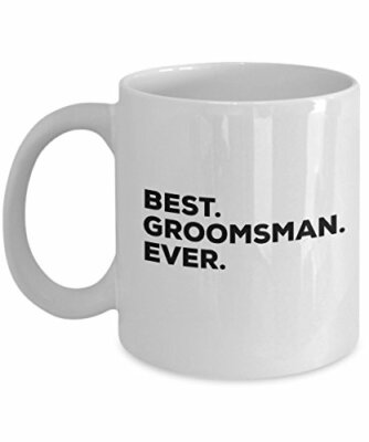 Groomsman Mug - Coffee Cup - Groomsman Gifts - Put In Gift Box Bags Set Basket