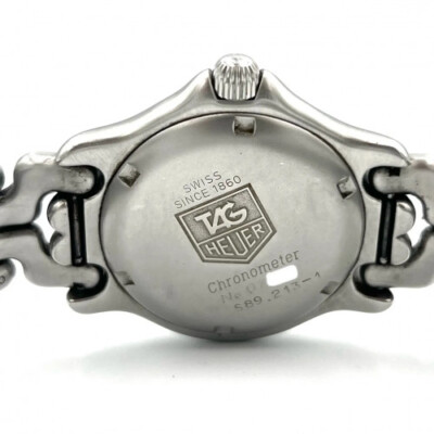 TAG Heuer Cell Date S89.213-1 SS Automatic Men's Watch 34mm used
