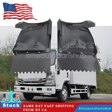1PAIR MUD GUARD WITH FLAP FRONT WHEEL FOR ISUZU NPR NPR-HD NQR NRR 2008-2023