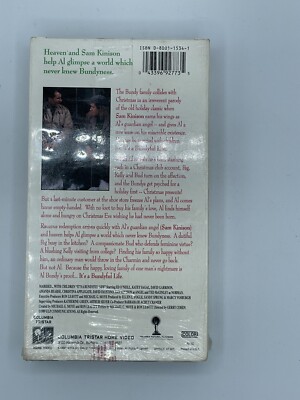 Married With Children It's A Bundyful Life VHS 1992 Rare Christmas