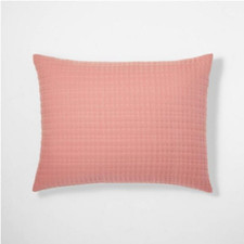 Standard Size Lyocell Cotton Blend Coverlet Sham - Rose - Casaluna New