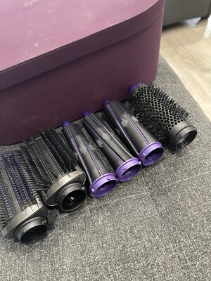 Dyson Airwrap Styler - Attachments ONLY - Purple Pre-owned NO AIRWRAP Haircare