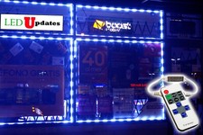 40ft STOREFRONT Window LED Light Brightest BLUE 5050  remote control  Power