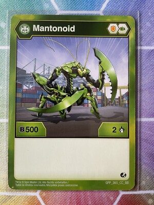 Bakugan: Battle Brawlers Character Card Ventus Mantonoid GPP_365_CC_BB