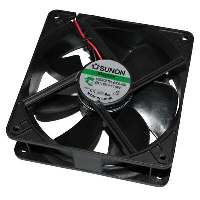 Lüfter 12V DC 10,1W 120x120x38mm 234,4m³/h 3100U/Min 234,4m³/h Sunon MEC0381V1-A