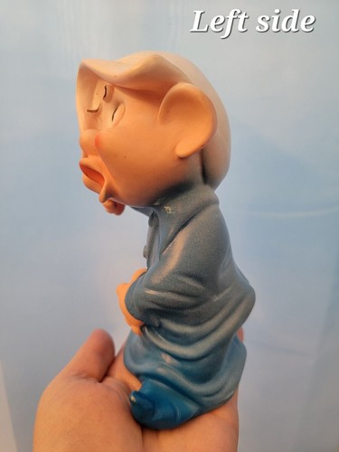Dwarf Rubber Toy Dopey Made in Hong Kong Snow White & 7 Dwarfs Vintage Doll - Picture 7 of 24