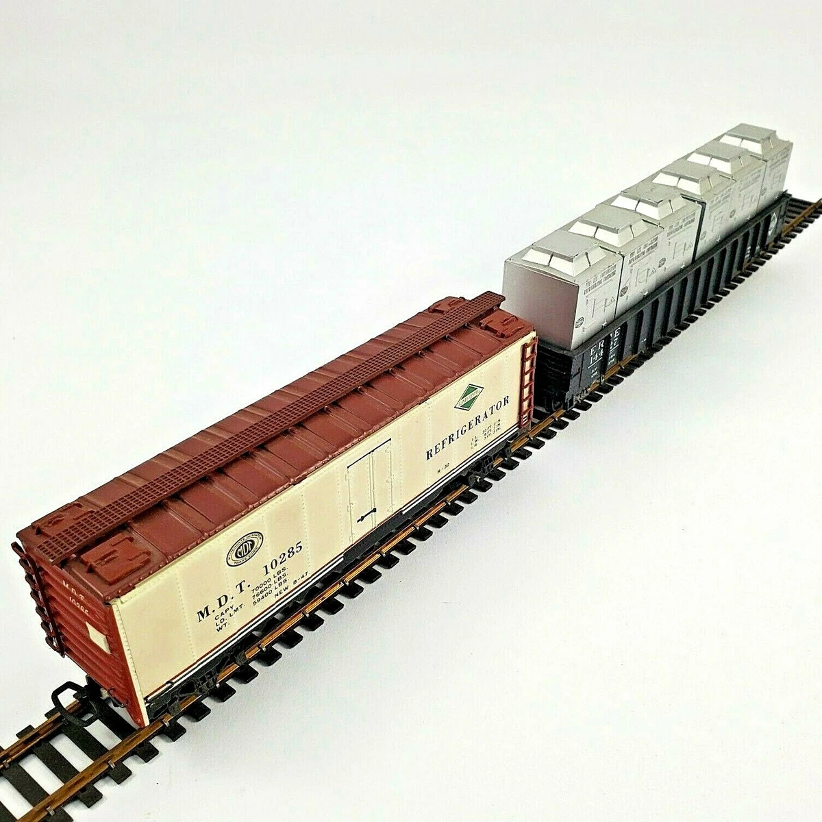 Vintage Model Train Cars N Gauge Bachmann Refrigerated Gondola