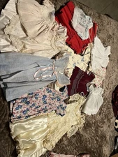 Vintage, Factory Made  Doll Clothing Hard Plastic Or Composition Dolls. Mixed