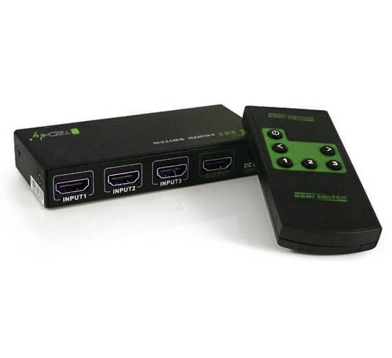 HDMI Switch 4K UHD 3D 3 Wege Techly IDATA-HDMI-4K31 - Bild 2 von 4